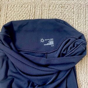 OFFLINE BY AERIE REAL ME HIGH WAISTED CROSSOVER FLARE LEGGING